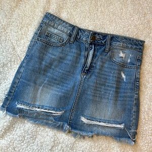 Jeans mini skirt